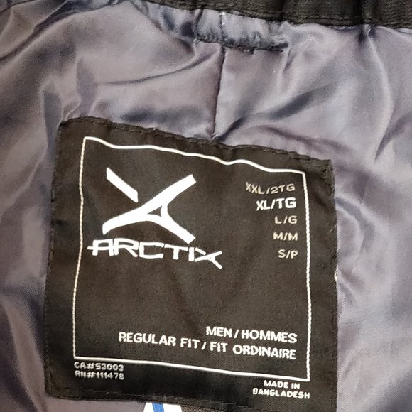 Arctix Men's Polar Snow Pants Regular Fit Black SIZE XL - Picture 2 of 7